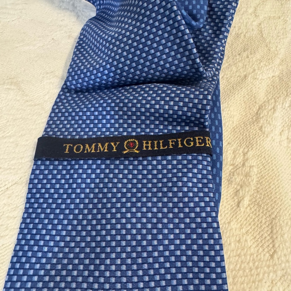 Tommy‎ Hilfiger Silk Blue Patterned Tie